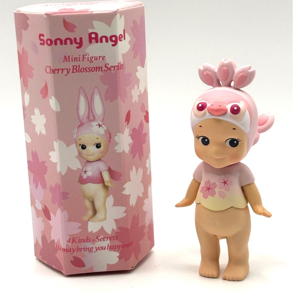 New Unbranded Kewpie/Angel Mini Figure in Cherry Peacock Costume, Open Blind Bx